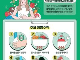 홍천군보건소, 여름철 수인성․식품매개감염병 예방수칙 홍보 기사 이미지