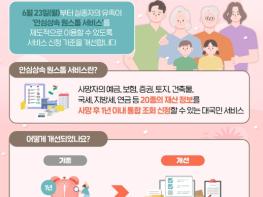 행정안전부, 안심상속 원스톱 서비스 제도 개선 기사 이미지