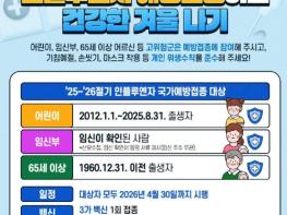 의성군, 인플루엔자 확산에 대응... 예방접종·위생수칙 준수 당부 기사 이미지