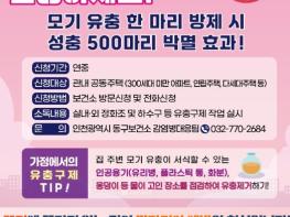 인천 동구, ‘2026 찾아가는 유충구제 방역’사업 실시 기사 이미지