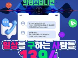 문화체육관광부, 보이스피싱-스미싱 의심스럽다면, 국번없이 '1394' 기사 이미지