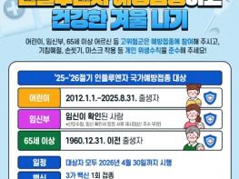 남양주시, 안전한 설 명절 위해 인플루엔자(독감)·코로나19 예방접종 및 개인위생 수칙 안내 기사 이미지