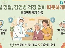 옥천군보건소, 설 명절 감염병 대응‘비상방역체계’본격 가동 기사 이미지
