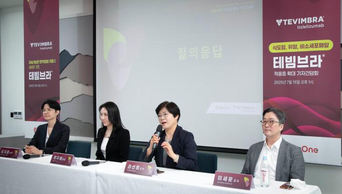 식도암 위암 비소세포폐암 1·2차에서 5개 적응증 확대한 테빔브라 기사 이미지