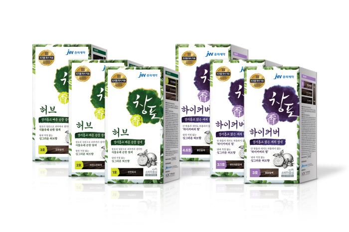 JW중외제약, 염색제 ‘창포향 하이커버’·‘창포향 허브’ 출시