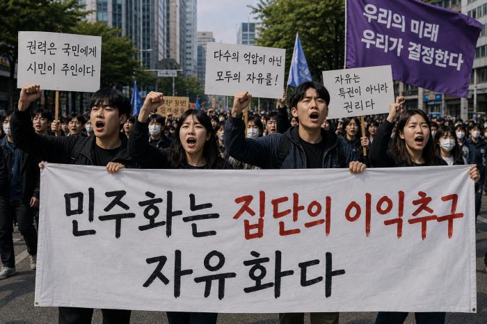 사이비 진보는 틀렸다, 민주화가 집단 이익 추구란 말인가? 범죄자에게 인권을, 약탈자들에게 권리를