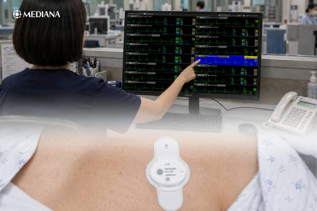 메디아나, 통합 모니터링 의료현장 적용 성과… 참조은병원서 심장부정맥 조기 발견