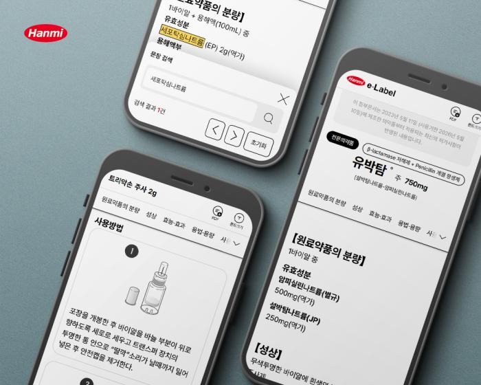“깨알 같은 약 설명서 이제 끝”…한미약품, QR 기반 ‘e-라벨’ 도입
