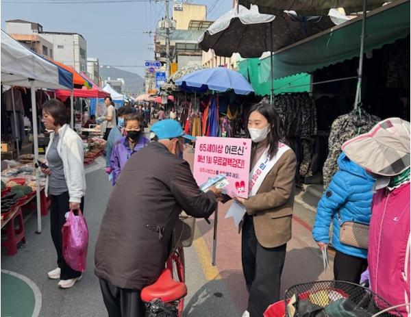 상주시보건소,'제16회 결핵예방의 날'기념 캠페인 실시 '기침=신호, 검진=보호, 치료=야호'