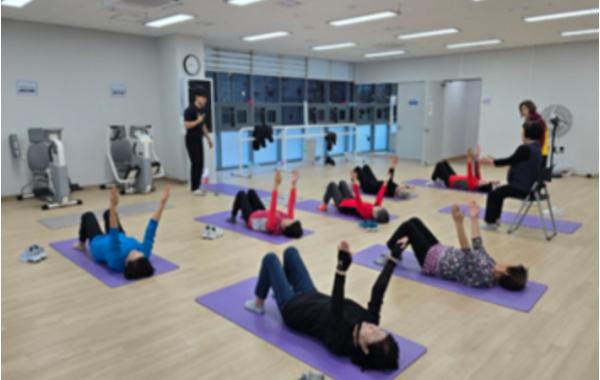 군포 송정건강생활지원센터 노쇠예방 위한 실버 체력증진 운동교실 운영