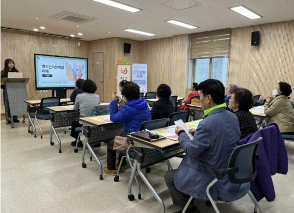 상주시보건소, 인지강화교실 운영