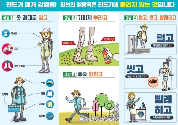 천안시 “봄철 진드기 매개 감염병 예방수칙 함께 지켜요”