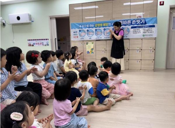 영주시보건소, 체험형 손씻기 교육장비 ‘뷰박스’ 무료 대여
