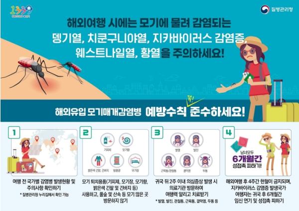 파주시, 여름철 해외유입 감염병(뎅기열·치쿤구니야열) 관련 여행 전후 수칙 준수 당부