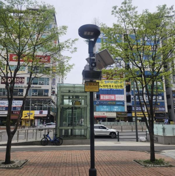 용인특례시 수지구보건소, 상현역 금연벨 설치 간접흡연 피해 예방