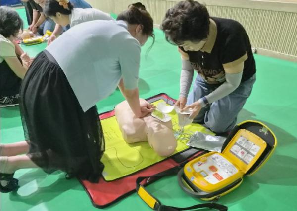 영주시보건소, 장애인종합복지관 찾아 심폐소생술 교육