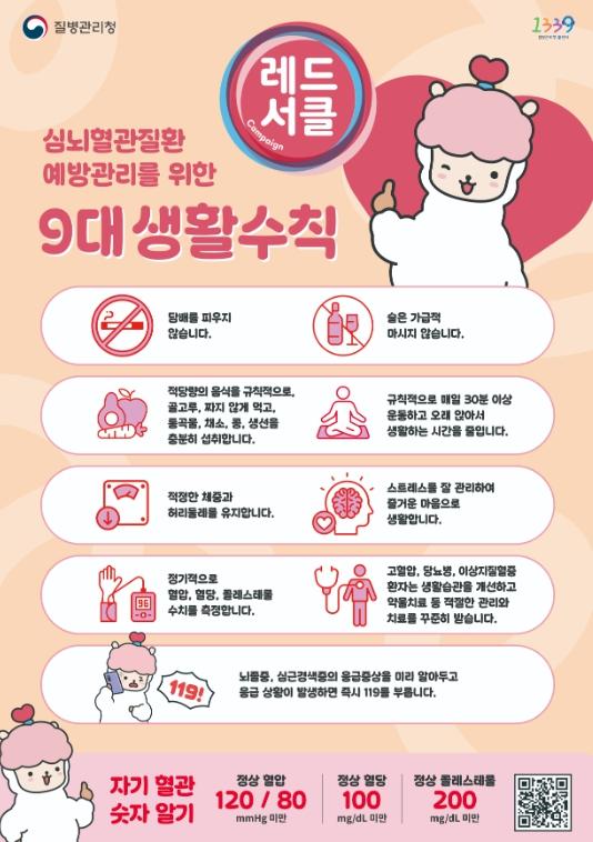 거제시보건소, ‘자기혈관 숫자알기-레드서클 캠페인’ 운영