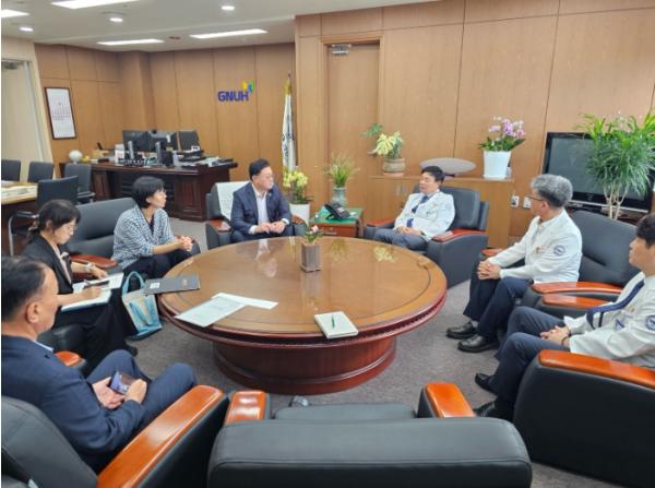 하동군, 경상국립대학교 병원과 공공의료 협력 방안 논의