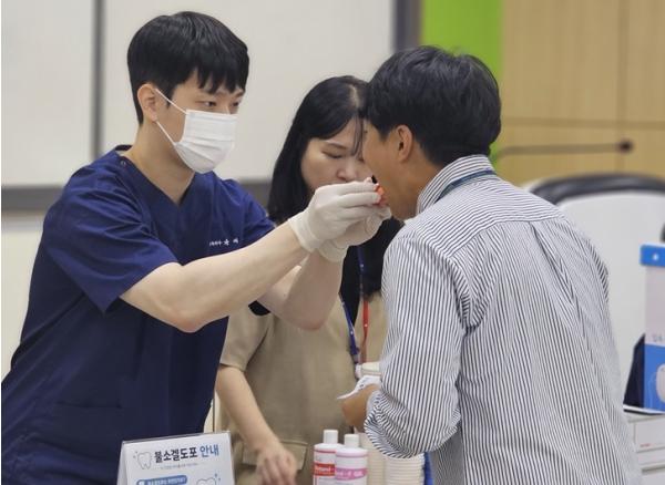 원주시보건소, 한국도로교통공단 직원 대상 건강증진 프로그램 운영