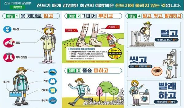 청주시 보건소, 가을철 진드기 매개 감염병 주의 당부