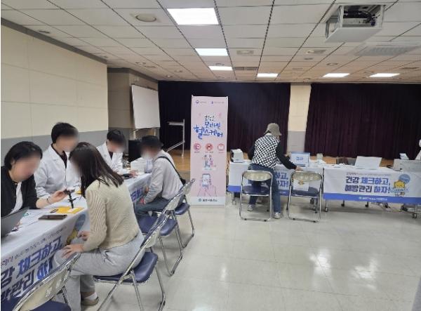 화성특례시 효행구보건소, 모바일 헬스케어 사업 사후검사 실시