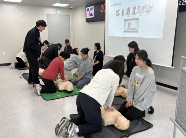 검단구보건소, 심폐소생술 및 응급처치법 교육 실시